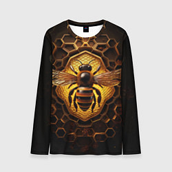 Лонгслив мужской Золотая пчела, цвет: 3D-принт