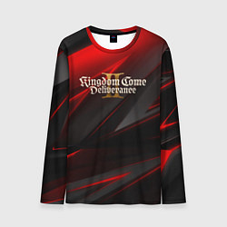Лонгслив мужской Kingdom Come Deliverance 2 red black, цвет: 3D-принт