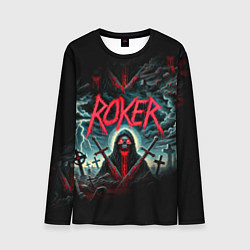 Лонгслив мужской Roker - blood in the ground, цвет: 3D-принт