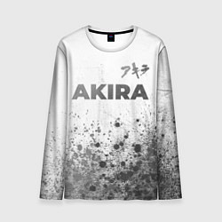 Лонгслив мужской Akira - white gradient посередине, цвет: 3D-принт