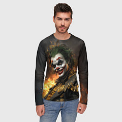 Лонгслив мужской Джокер в эпичном костюме, цвет: 3D-принт — фото 2