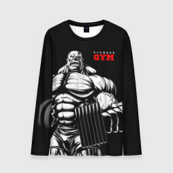 Лонгслив мужской Fitness GYM - jock, цвет: 3D-принт
