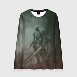 Лонгслив мужской Элитный воин-скелет, цвет: 3D-принт