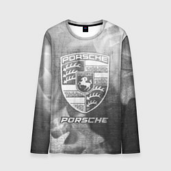 Лонгслив мужской Porsche - grey gradient, цвет: 3D-принт