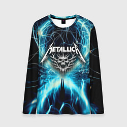 Мужской лонгслив Neon glow - Metallica
