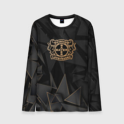 Лонгслив мужской Bayer 04 golden poly, цвет: 3D-принт