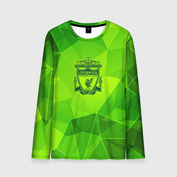 Лонгслив мужской Liverpool green poly, цвет: 3D-принт