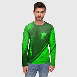 Лонгслив мужской Hoffenheim - green gradient вертикально, цвет: 3D-принт — фото 2