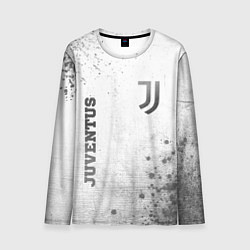 Мужской лонгслив Juventus - white gradient вертикально