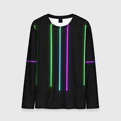 Мужской лонгслив Neon stripes