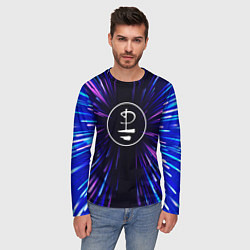 Лонгслив мужской Pink Floyd neon energy, цвет: 3D-принт — фото 2