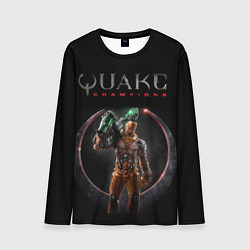 Лонгслив мужской Quake champions - Visor, цвет: 3D-принт