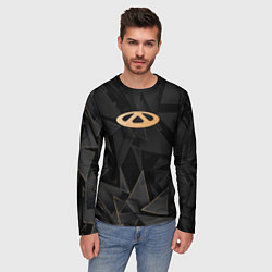 Лонгслив мужской Chery golden poly, цвет: 3D-принт — фото 2