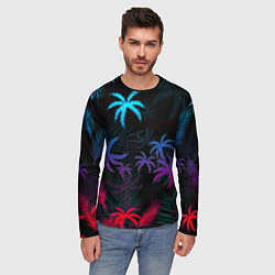 Лонгслив мужской Тропики градиент, цвет: 3D-принт — фото 2