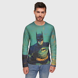 Лонгслив мужской Злой Бэтмен, цвет: 3D-принт — фото 2