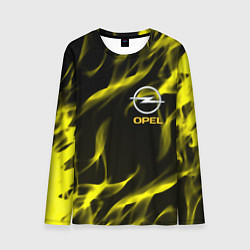 Лонгслив мужской Opel огненный стиль, цвет: 3D-принт