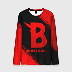 Лонгслив мужской Beastars - red gradient, цвет: 3D-принт