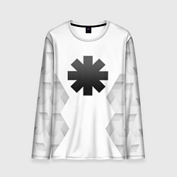 Лонгслив мужской Red Hot Chili Peppers white poly, цвет: 3D-принт
