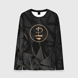 Лонгслив мужской Pink Floyd golden poly, цвет: 3D-принт
