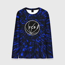 Лонгслив мужской Porto blue energy, цвет: 3D-принт