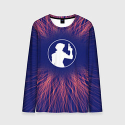 Лонгслив мужской Cowboy Bebop red energy, цвет: 3D-принт