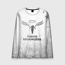Лонгслив мужской Tokyo Revengers - white gradient, цвет: 3D-принт