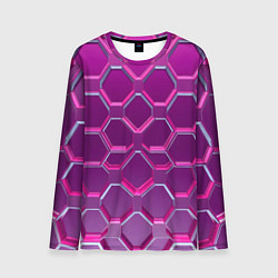 Лонгслив мужской Розовый бронежилет, цвет: 3D-принт