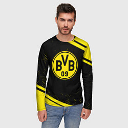 Лонгслив мужской Borussia полосы, цвет: 3D-принт — фото 2