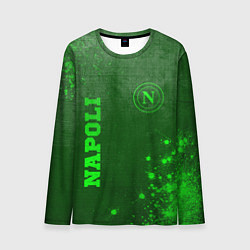 Мужской лонгслив Napoli - green gradient вертикально