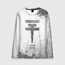 Лонгслив мужской Tokio Hotel - white gradient, цвет: 3D-принт