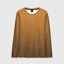 Лонгслив мужской Бронза градиент с затемнением, цвет: 3D-принт