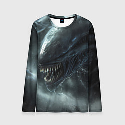 Лонгслив мужской Чужой с открытой пастью, цвет: 3D-принт