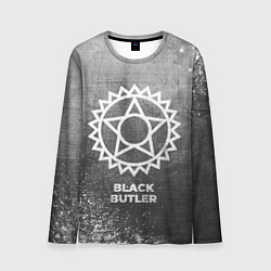 Лонгслив мужской Black Butler - grey gradient, цвет: 3D-принт