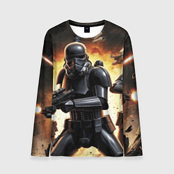 Лонгслив мужской Клоны звездные войны, цвет: 3D-принт
