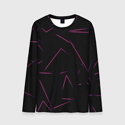 Мужской лонгслив Color pink line