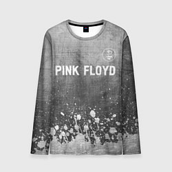 Лонгслив мужской Pink Floyd - grey gradient посередине, цвет: 3D-принт