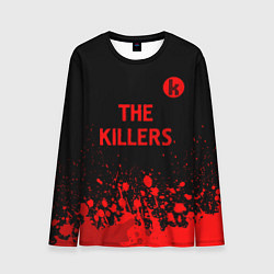 Лонгслив мужской The Killers - red gradient посередине, цвет: 3D-принт