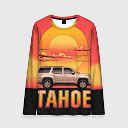 Лонгслив мужской Tahoe на закате джип, цвет: 3D-принт
