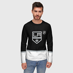Лонгслив мужской Лос Анджелес Кингз хоккей, цвет: 3D-принт — фото 2