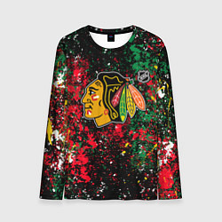 Мужской лонгслив Chicago Blackhawks NHL black