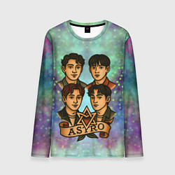 Лонгслив мужской Astro в стиле татуировки, цвет: 3D-принт