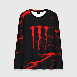 Лонгслив мужской Monster energy storm red, цвет: 3D-принт
