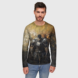 Лонгслив мужской Воин Гатц в броне, цвет: 3D-принт — фото 2