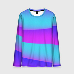 Лонгслив мужской Неоновый прилив, цвет: 3D-принт