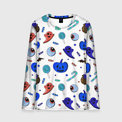 Мужской лонгслив Halloween white