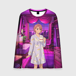 Лонгслив мужской Дандадан Сиратори Айра с кофе, цвет: 3D-принт