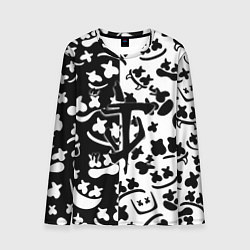 Лонгслив мужской Doom x Marshmello pattern, цвет: 3D-принт
