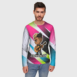 Лонгслив мужской XXXTentacion в мультяшном стиле, цвет: 3D-принт — фото 2