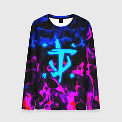 Мужской лонгслив Doom неоновый дым