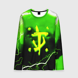 Лонгслив мужской Doom шторм кислотное лого, цвет: 3D-принт
